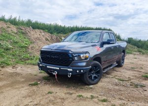 Ram 1500 Front Bumper - Fishbone Offroad - Pike - Black - `19-`23